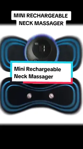 MINI RECHARGEABLE NECK MASSAGER #neckmassager #massager #tiktokbudolfinds #eric888shop #tiktokbudolfinds #fypシ゚viral 