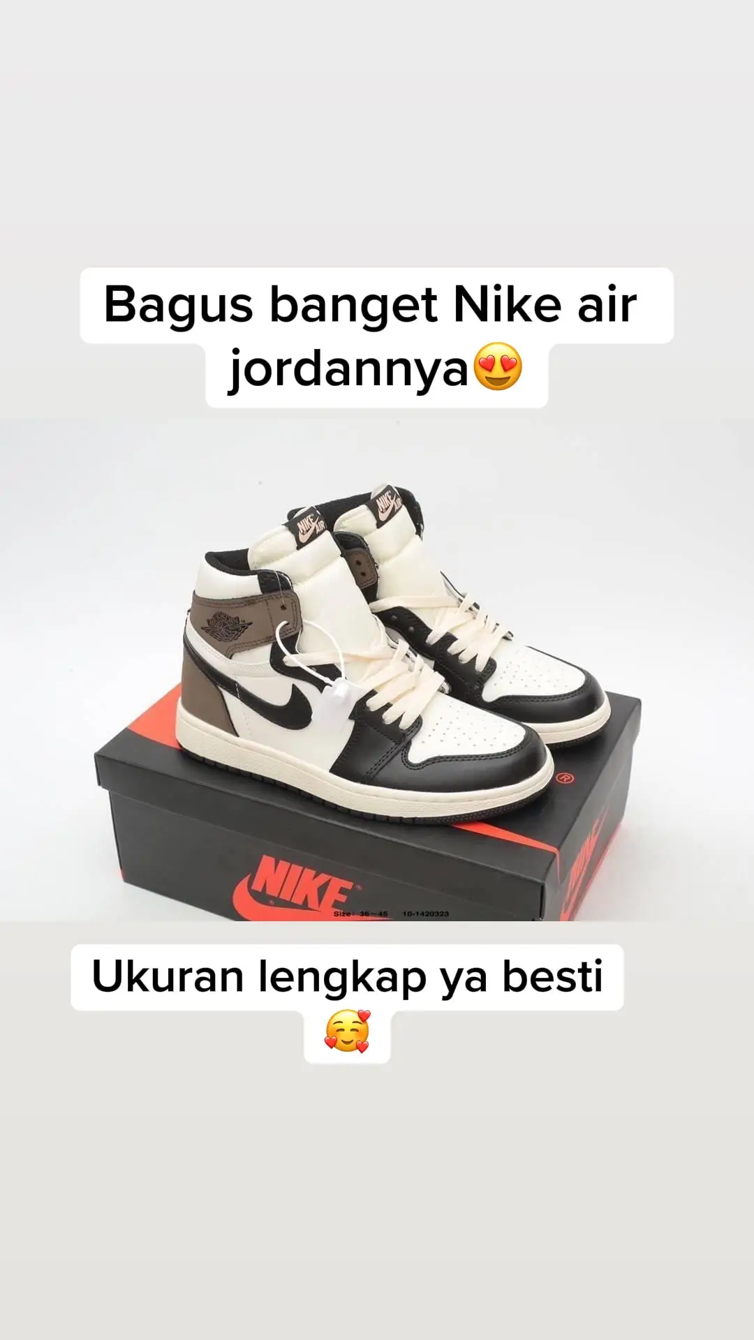 Sepatu nike air jordan best pokoknya😍 #sepatunike #nike #nikeairjordan #sepatu #sepatutaiwan #bakulsepatu 