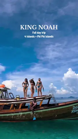 เรือ King Noah เที่ยวยกแกงค์แบบ Full day trip สุดมันส์กับกิจกรรมต่างๆ ลำนี้กว้างมาก นั่งสบายชิลๆ เอาคายัคท้องใสไปพายได้ด้วย #railayecotour #กระบี่ #tiktokพาเที่ยว #รีวิวกระบี่ #เกาะพีพี 