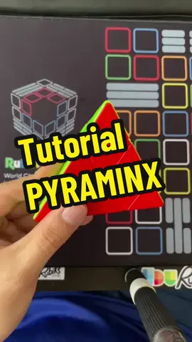 Pyraminx tutorial Principiantes #rubikscube #rubikscube #cubomagico #speedcubing #cuborubik #edurubiks #cubo #rubik 