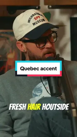 How to Speak with a Quebec accent. #Quebec #bottomofthebarrelpodcast #fyp #funny #impression #accent 