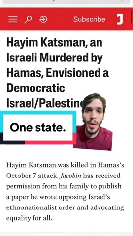 Replying to @Yuval one state. theres a lot i didnt cover in the article and its well worth the read. reupload because the original video was stuck in “under review” purgatory