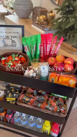 The chapsticks were a big hit last month, so I made sure to add extra 📦❤️🏠☺️ #asmr #deliveryheroes #sweetgestures #deliverydriver #snackcart #restock #tistheseason #momlife #organizedhome