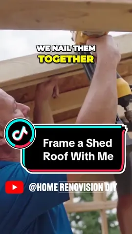 Save this tip when building your next roof 🏠 #perfecteverytime  • • • • • • #homerenovisondiy #turtorial #diyprojects #hgtv #homeimprovement #diyhome #powertools #easydiy #projectoftheday #diyinspiration #homebuilds #newbuild #dreamhome #contractor #contractorsofig #homeinspo #renomyhome #shedbuild #youtubeseries #youtubechannel #shed #backyardoasis #roof #roofbuilding 