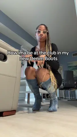 These boots are bomb and comfy!! #tiktokshop #denimboots #boots 