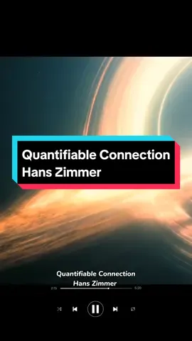 Quantifiable Connection es una pista sin lanzamiento oficial de interstellar, pero es grandiosa ya que puedes escuchar a Zimmer tocar el piano en la última parte. #soundtracksquedebesescuchar #hanszimmer #interstellar #Piano 