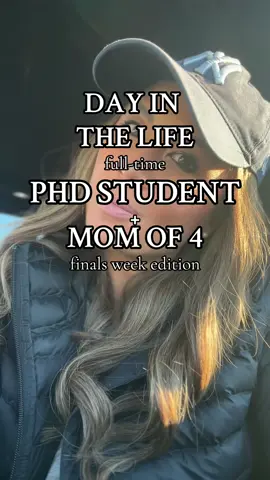 NURSING PHD STUDENT + MOM OF 4 // #ditl #finals edition #phd #phdstudent #phdlife #momsover30 #nurse #academia #research #Science #nursing #student 