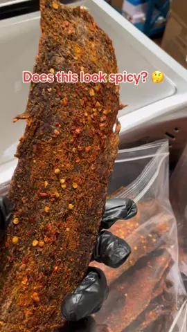 Available now on our Tiktok shop! #carneseca #fyp #carnesecapicosita #beefjerky #hotjerky #spicyjerky #mexicanjerky #mexicantok #mexicanfy #hispanictok #hispanicfyp #badboystexasbeef #texasmad #fortwort #fooode 