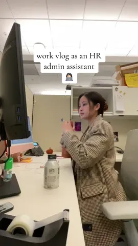 another productive day 👩🏻‍💻 #humanresources #adminassistant #corporatelife #workvlog #dayinthelife #HR 