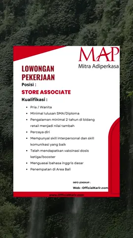 Loker PT MAP Desember 2023 Minimal lulusan SMA D3 #fyp #fypシ #viral #foryou #lowongankerja #officialkarir 