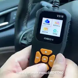 Car Obd2 Scanner Check Engine Light Fault Code Reader Battery Voltage Read Tool For All Obd Ii Protocol Vehicles Since 1996 Color Screen V318