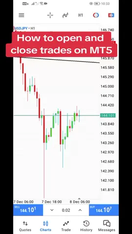 How to open and close trades on Mt5, this is not financial advice#viral #trending #foryou #Forex 