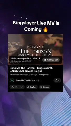 Can't wait #kingslayer #bringmethehorizon #babymetal_japan 