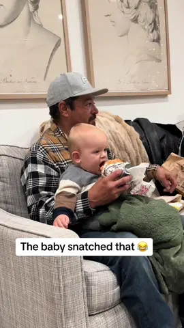 He was #hungry 🤣 (via @Vanessa Johnson) #Baby #Burger #Food #Family 