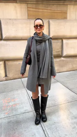 finally got to style my dream boots today 🥺 — recieved these in mail this morning and they have been on my wishlist for months now #OOTD #fashiontiktok #classywinteroutfit #winteroutfits #nycstyle #minimalstyle 