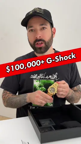 $100,000 G-Shock?? Luckily all the money goes to charity. #watchtok #gshock #casiogshock #casiowatch #watchauction #phillipsauction 