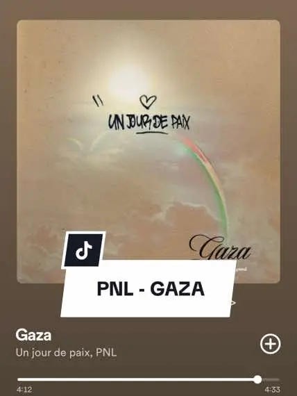 Un jour de paix…#pnl #gaza #unjourdepaix 