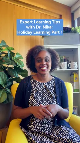Learning never takes a break, but you can make it fun! Dr. Nika will be sharing helpful tips on how you can keep your child learning during holiday break, so follow along to learn more.  #experttips #parentingtips #parenttok #learningisfun #momtips #familytime #ABCmouse