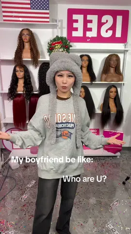 New wig New look!🔥🤣#holidaydeals #hairline #straightwig #fyp #tiktokshop #buymoresavemore #iseeweargowig #winterwigs #fypシ 