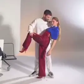 Them having fun during the photoshoot 😍🫶🏼 #denizcanaktaş #miraydaner #hudutsuzsevda #fyp #keşfet 