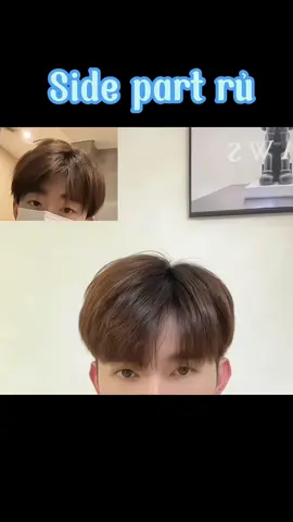 Side part rủ cho anh em chơi noel #taokieutoc #sapvuottocnam #gomxittoc #tócđẹp #hairstyle 