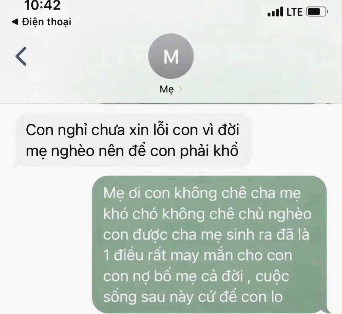 Mẹ đã khổ nhiều rồi…