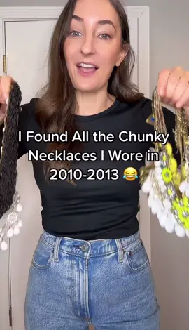 These were life and the whole outfit 😂😂 statement necklaces, statement necklace, 2010s style, 2010s fashion#2010snostalgia #early2010snostalgia #nostalgiatok #2010s #nostalgia #statementnecklaces 