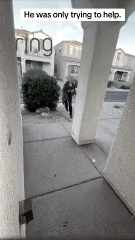 This man is awesome.   #courteous #real #treatingothersthewayyouwanttobetreated #kindness  #man #helps #woman #lady #wallet #fyp #foryourpage #prejudging ##ring #ringdoorbell 