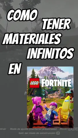 Cómo conseguir materiales mucho más rápido en LEGO Fortnite #legofortnite #lego #play #pc #xbox 