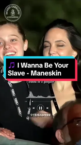 I Wanna Be Your Slave - Maneskin #AngelinaJolie y su hija #ShilohJoliePitt se hacen presente en el show de la banda #Måneskin #IWannaBeYourSlave #Subtitulado al español #LetrasMusicales 