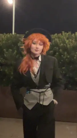 picked up this random dazai off the street idk hes kinda goofy <3 #bungoustraydogs #soukoku #bsdcosplay #skkcosplay #soukokucosplay 