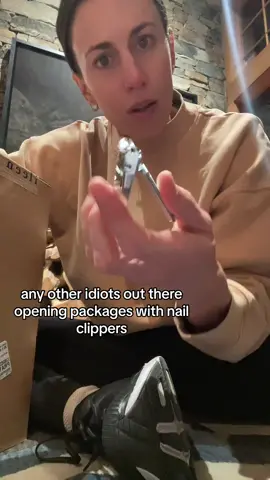 “The definition of insanity is doing the same thing over and over again, expecting different results.” #nailclippers #scissors #packages #holidaygift #comedy #whenwillilearn #fyp 