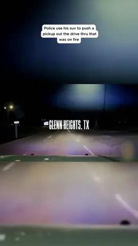 Police Push Flaming Truck Out of Drive-Thru #police #policeofficer #policeoftiktok #policeoftiktok #cops #copsoftiktok #copstiktok #drive #drivethru #flaming #truck #pickup #catchesfire #funny #crazy #wreck #foryou #fyp #viral