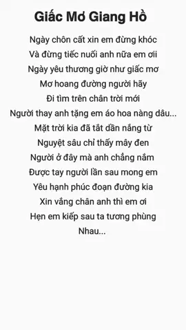 ngày chôn cất xin em đừng khóc... #lyric #music #nhacnaychillphet #giacmogiangho #nhacchaymoingay #xuhuong #xuhuongtiktok #xhtiktok 