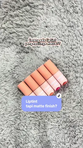 Emang ada yaa liptint tapi hasilnya matte? Ada dong bestie😍 #liptint #liptintviral #liptintmatte #eminacreamytint #creamytint #fyp #racunliptint 