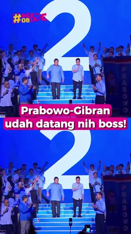 Prabowo dan Gibran udah datang di acara Waktu Indonesia Maju nih bosku!!! #prabowo #gibran #prabowogibran #indonesiamaju #bersamaindonesiamaju #dekade08 #mendingprabowo #terusmajubersamaprabowo