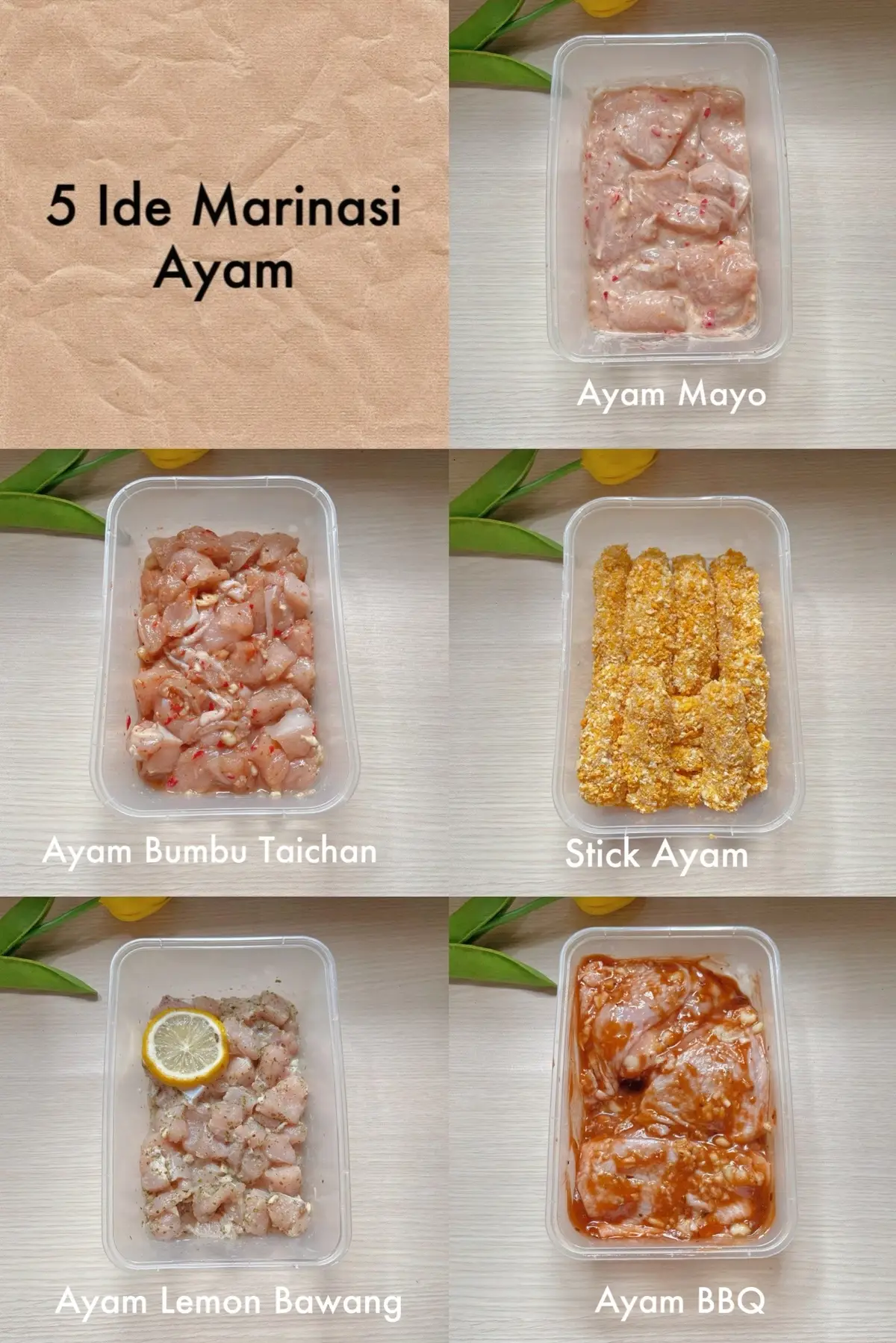 Buat bu ibu yang kalo pagi-pagi riweh harus masak, beberes, nyuci, ngurus suami, ngurusin bocil. Yuk cobain food prep dengan marinasi ayam kayak gini. Dijamin pagi harimu nggak kelimpungan hehe #foodprep #marinasiayam #masakdirumah #resepsimple #fyp 