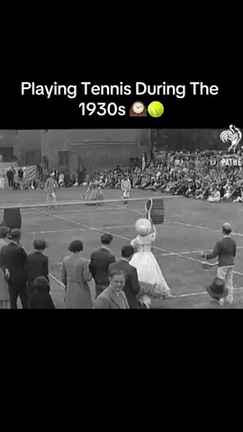 Is this how you imagined it? 🤯❤️ #matchpoint #tennis #thowback #1930s #oldfashioned #time #crazy #evolution #fyp  