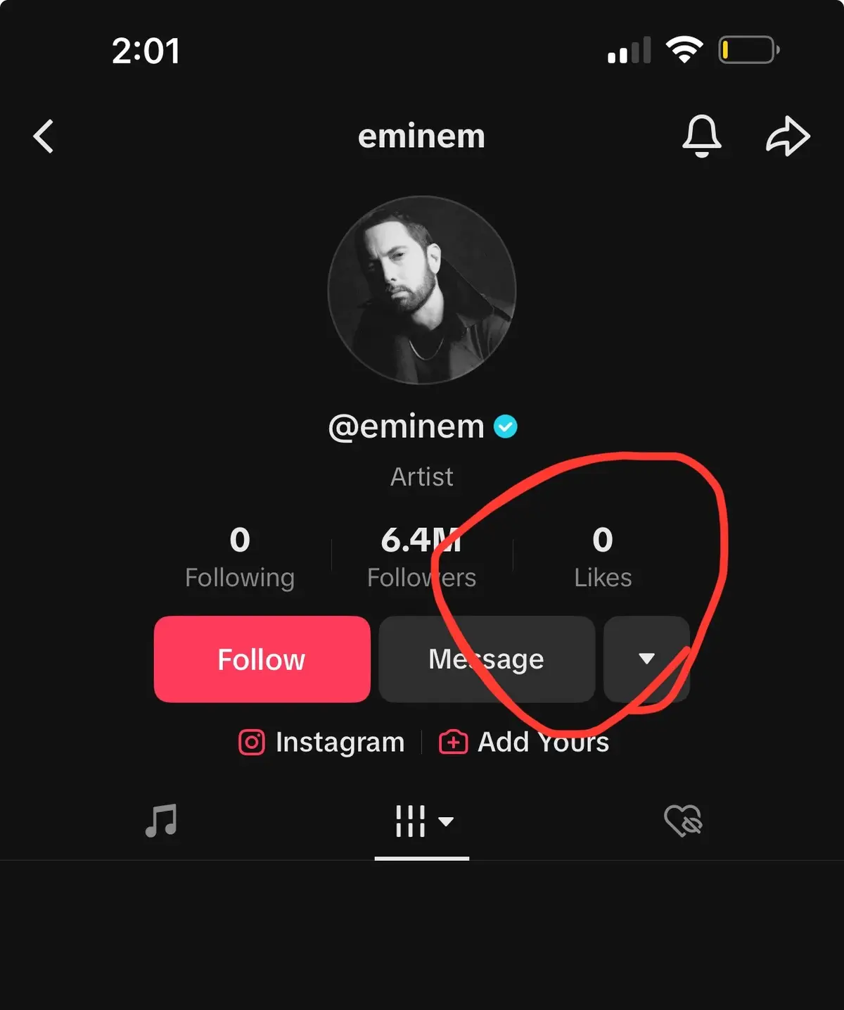 Look at me im more famous than eminem #eminem 