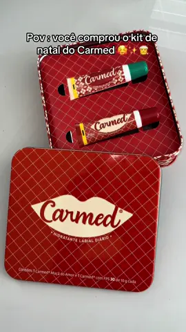 Conseguii comprar o kit de natal do Carmed ❤️🥰✨😮‍💨 #fyp #foryou #carmed #carmednatal #foryoupage 