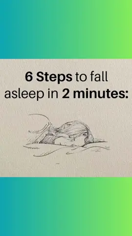 6 Steps to fall asleep in 2 minutes  #6 #6steps #2 #sleep #inspiration #manifestation #life #mindset #motivation #people #foryou #fypシ゚viral #fypシ #fyp 