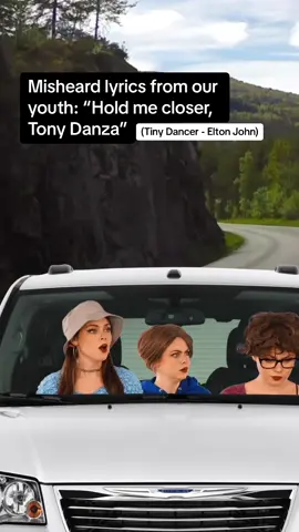 Apparently a lot of people have misheard “Tiny Dancer” as Tony Danza in Elton John’s song through the years. 😂 What are some songs you’ve messed up the lyrics on growing up?? #nostalgia #misheardlyrics #90skids #millennial #eltonjohn #tonydanza #fyp 
