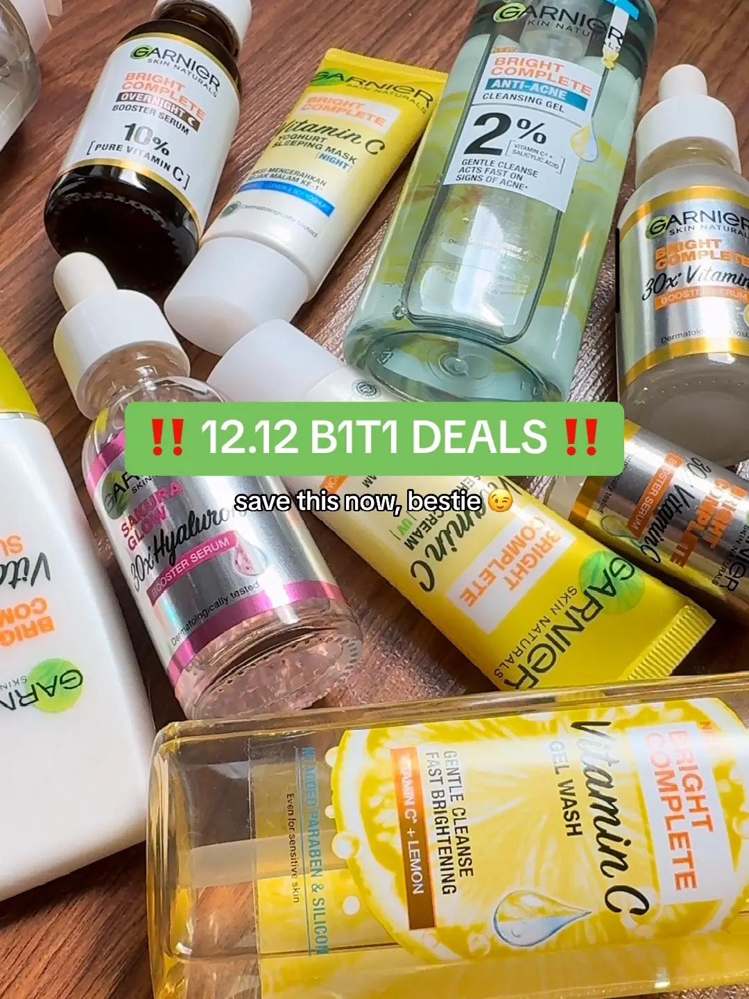 Sulitin ang last sale of the year, besties 🤩🤸🏼‍♀️ Watch our livestream NOW to get these deals UP TO 50% OFF! 🌟 Gift greener this Christmas and donate 1 mangrove seedling for every purchase of our Super Glow Starter Kit 🎄🌱  Garnier is approved by Cruelty Free International under the Leaping Bunny Programme. Vegan formula = No animal derived ingredients #garnierph #OneGreenStep #giftgreener #b1t1 