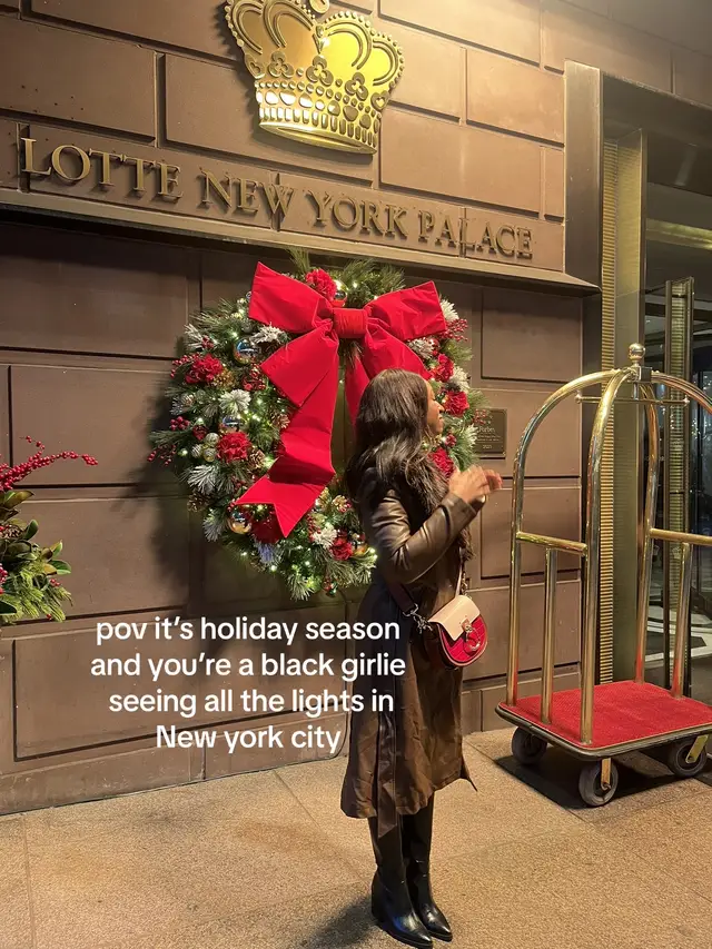🎄🥂✨ #thatgirl #maincharacterenergy #luxurylife #newyorkcitylife 
