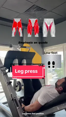 Leg press machine is mainly for QUADS, but you can emphasize different parts of your legs. #legpress #legpressmachine #legpresstechnique #gymtipsforbeginners 