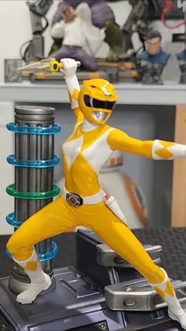 Yellow Mighty Morphin Power Ranger 1/10 scale statue by @Iron Studios  . . #ToyQuest101 #trini #powerrangers #mightymorphinpowerrangers #yellowranger #90s #mmpr #unboxing #nostalgia #childhood #statuecollector #ironstudiospowerrangers #tiktokunboxing #figure 