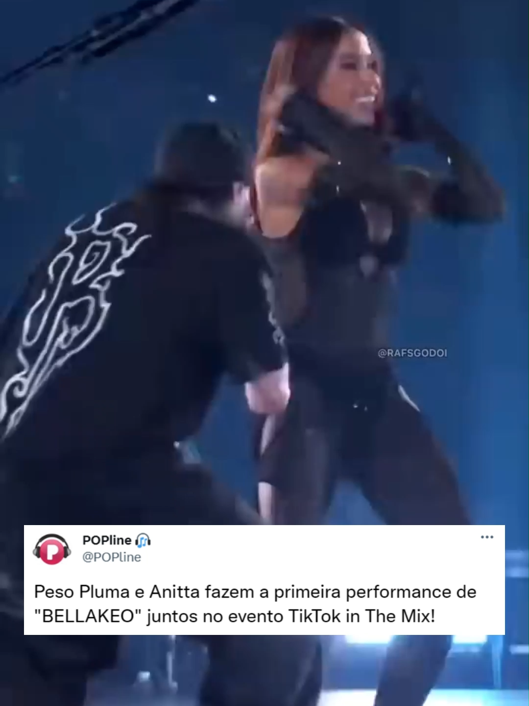 Anitta foi uma das grandes atrações do evento #TikTokInTheMix e aproveitou para fazer a performance de estreia de #BELLAKEO junto com Peso Pluma. Foi incrível!