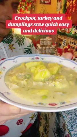#crockpot #crockpotrecipes #crockpotmeals #fyp #EasyRecipe #quickrecipes #Recipe #dinner #DinnerIdeas #dinnerwithme #dinnerrecipe #turkey #dumplings 