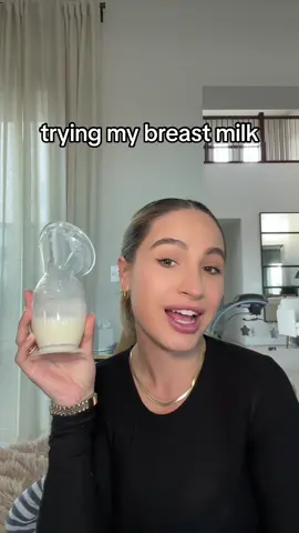 I caved & curiosity got the best of me 🥛 #babytok #babytiktok #newmom #pregnanttiktok 