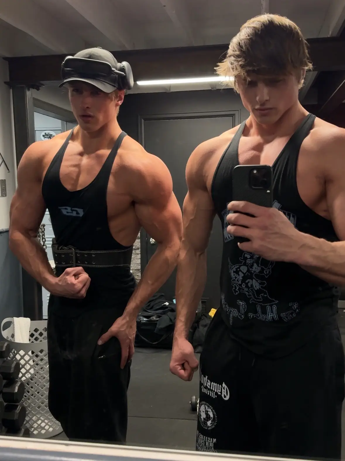 Monday Push Day 🤝 #twins #Fitness #viral #inspire #fyp 